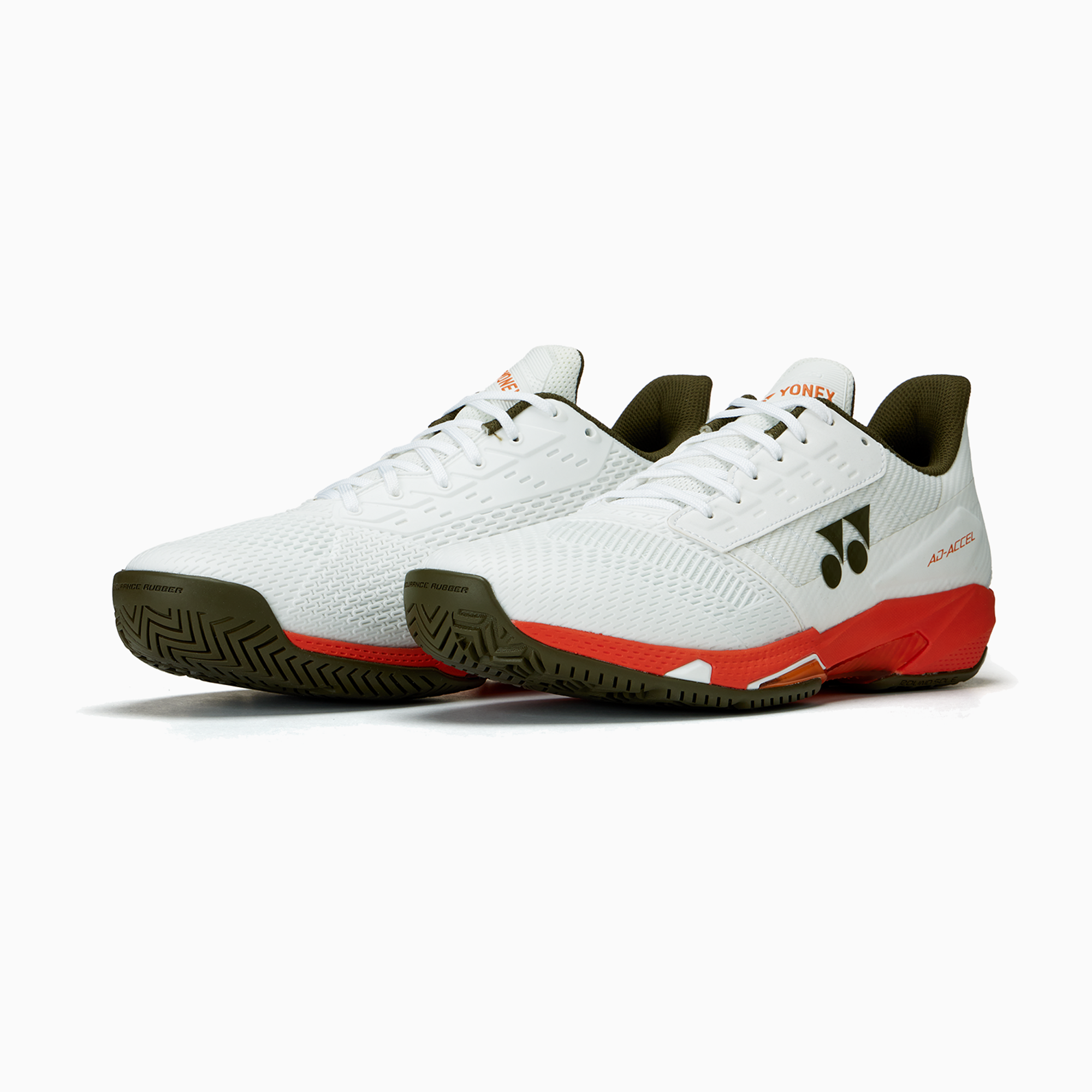 POWER CUSHION AD-ACCEL MUJER (ALL COURT) Blanco/Naranja