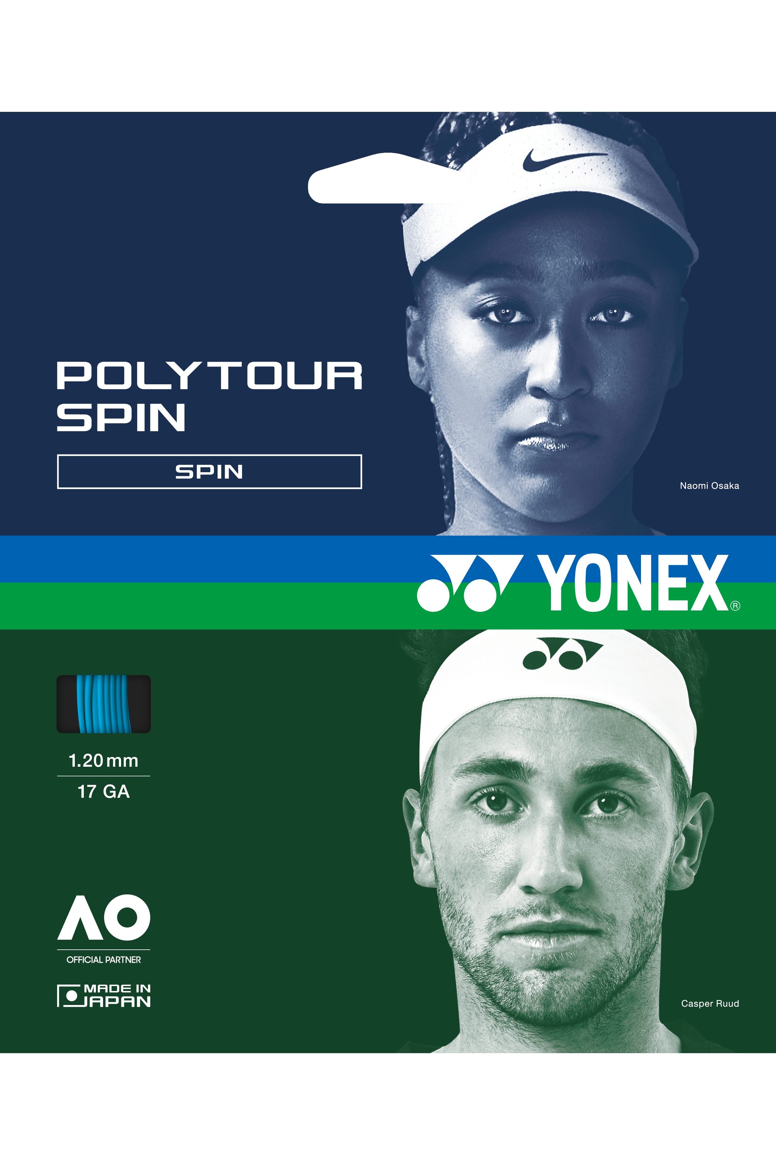 SET CUERDA POLYTOUR SPIN 120