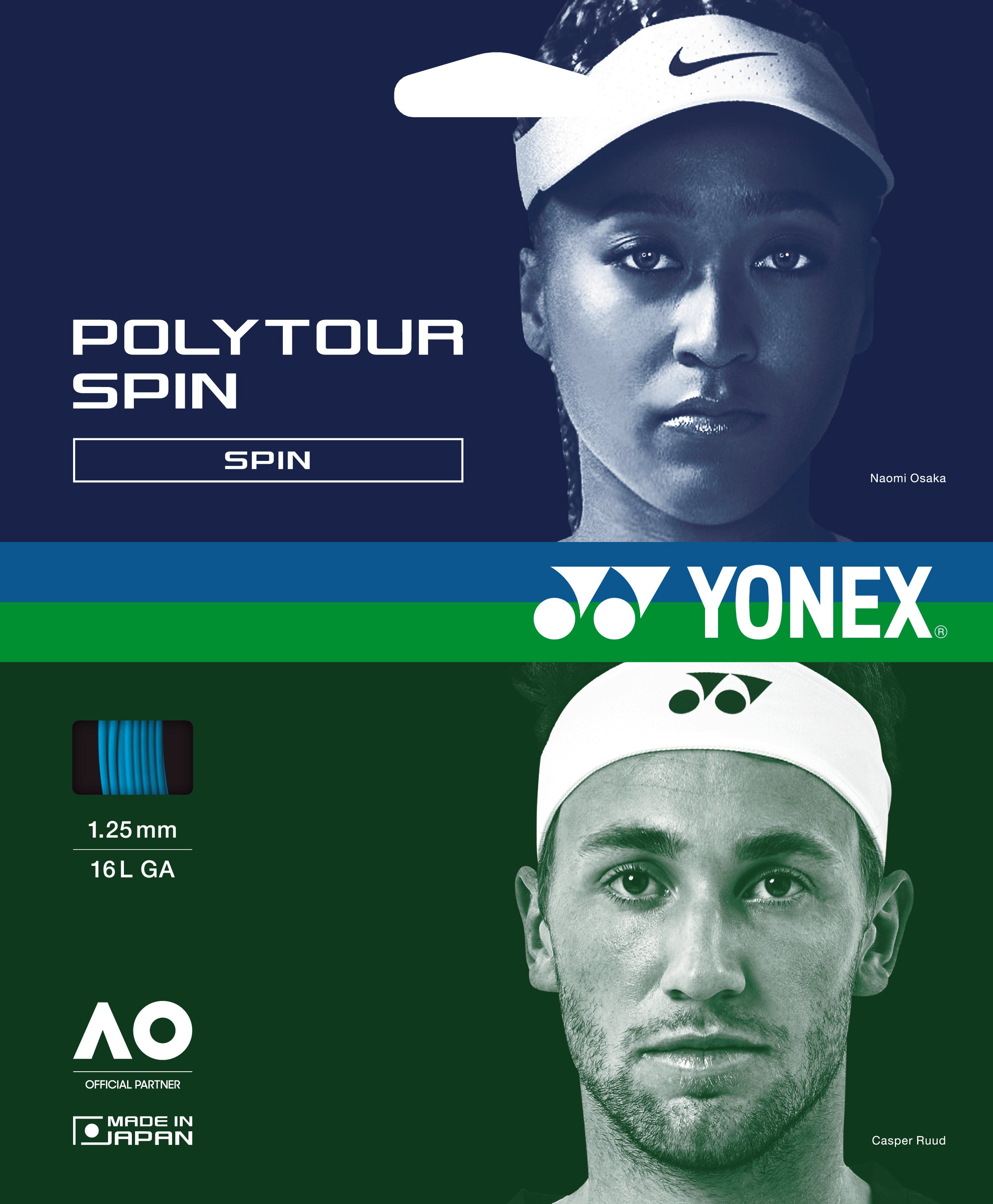SET CUERDA POLYTOUR SPIN 125