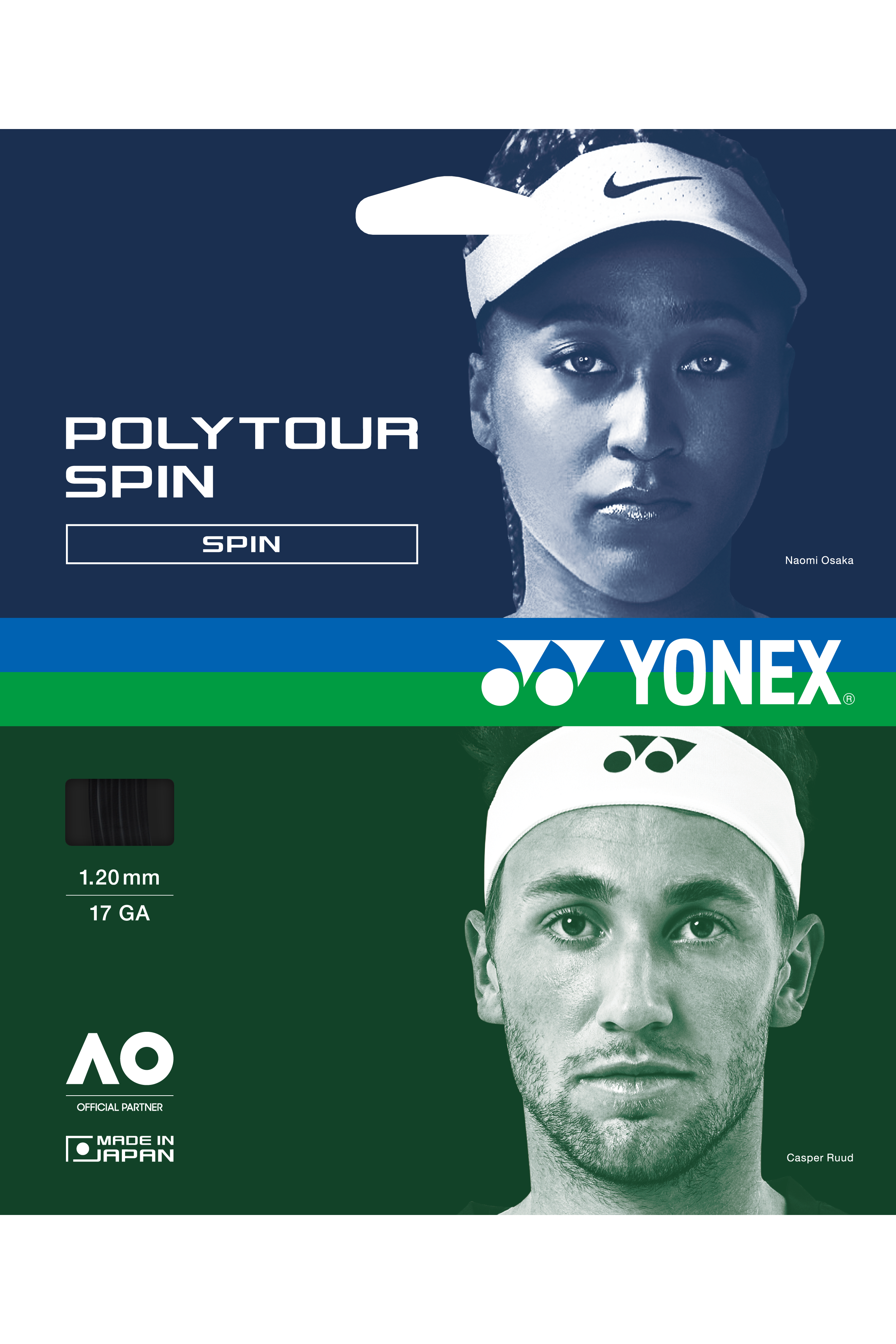 SET CUERDA POLYTOUR SPIN 120